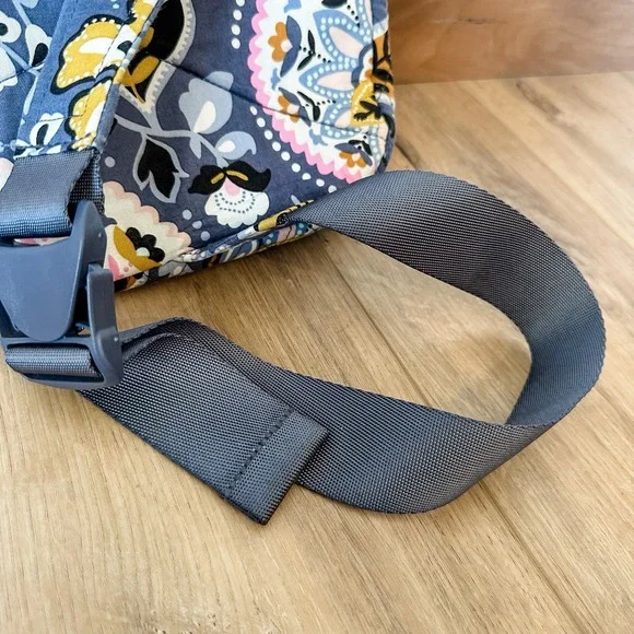 Vera Bradley Lighten Up Sling Backpack Charmont Meadow Gray - Picture 6 of 10